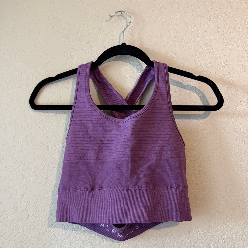 Alphalete Purple Set - Vault Sports Bra & Leggings